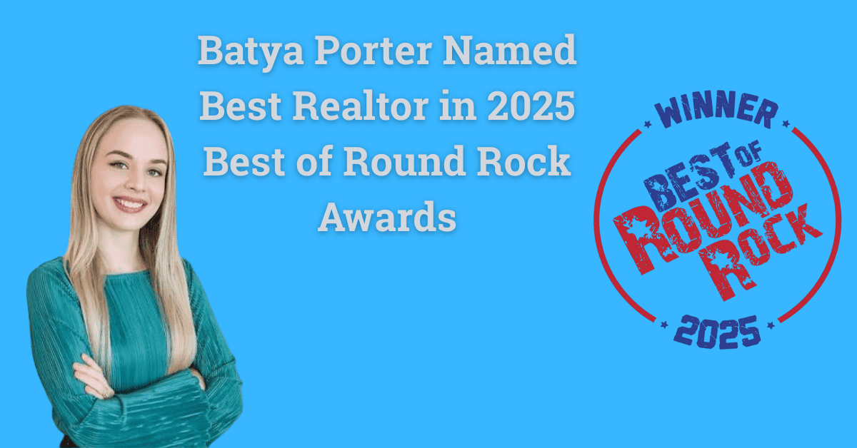 Batya Porter Named Best Realtor in 2025 Best of Round Rock Community Awards