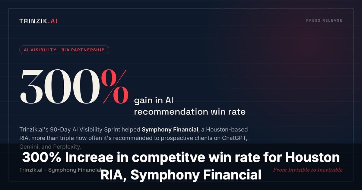 AI Partnership Boosts Financial Advisor's Win Rate 300%