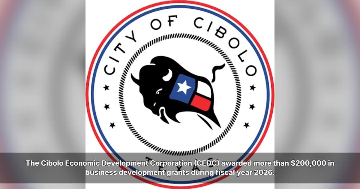 Cibolo Expands Business Grant Program to $50,000